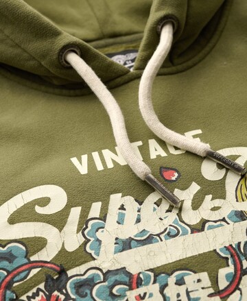 Sweat-shirt 'Tokyo' Superdry en vert