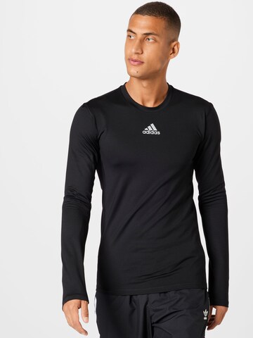 ADIDAS SPORTSWEAR Performance shirt in Black: front