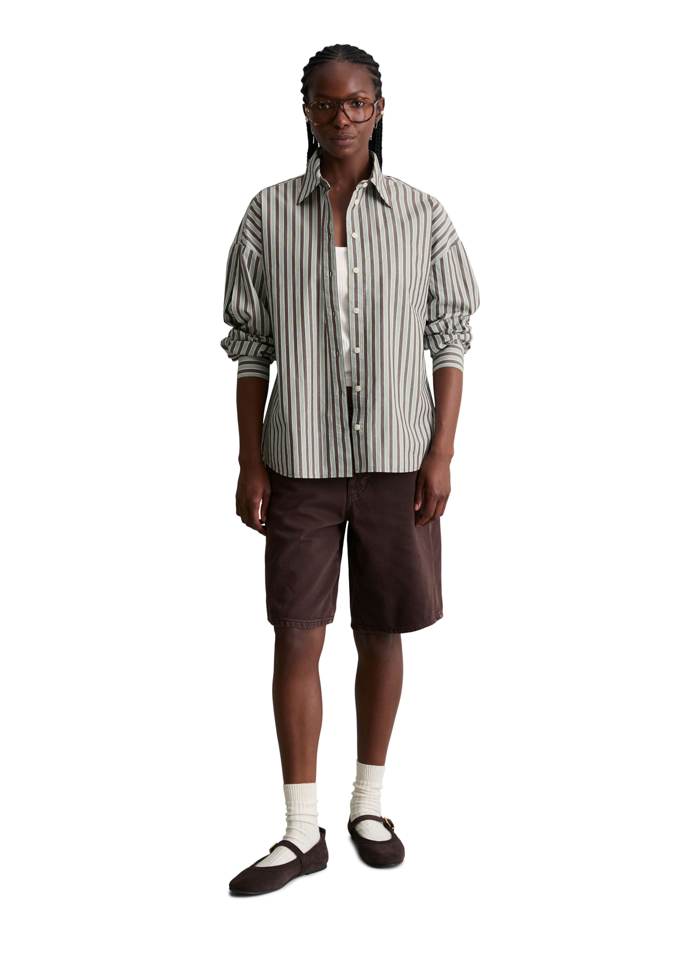 Marc O'Polo DENIM Bluse in Braun