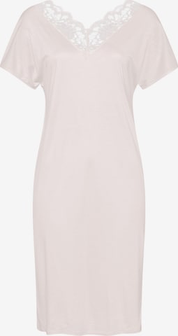 Chemise de nuit ' Mae ' Hanro en rose : devant