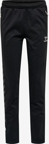 Hummel Tapered Workout Pants 'Move' in Black: front