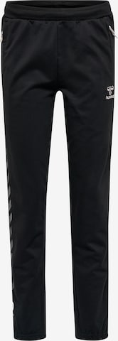 Hummel Tapered Workout Pants 'Move' in Black: front