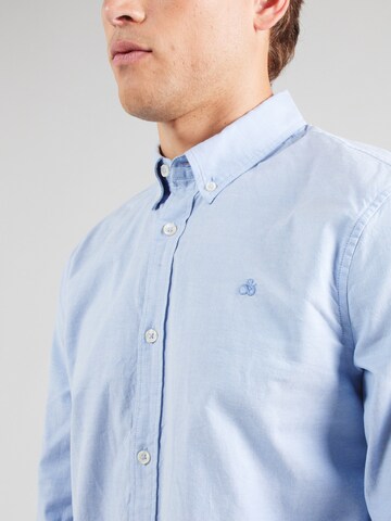 Coupe regular Chemise 'Seasonal core' SCOTCH & SODA en bleu
