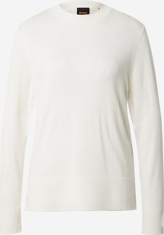 BOSS Pullover 'C_Fanikale' in Weiß: Vorderseite