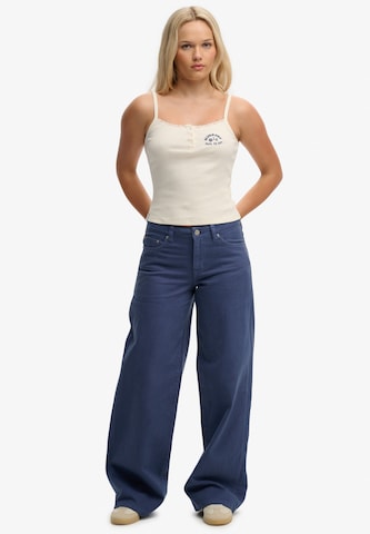 Wide Leg Jean Superdry & Co en bleu