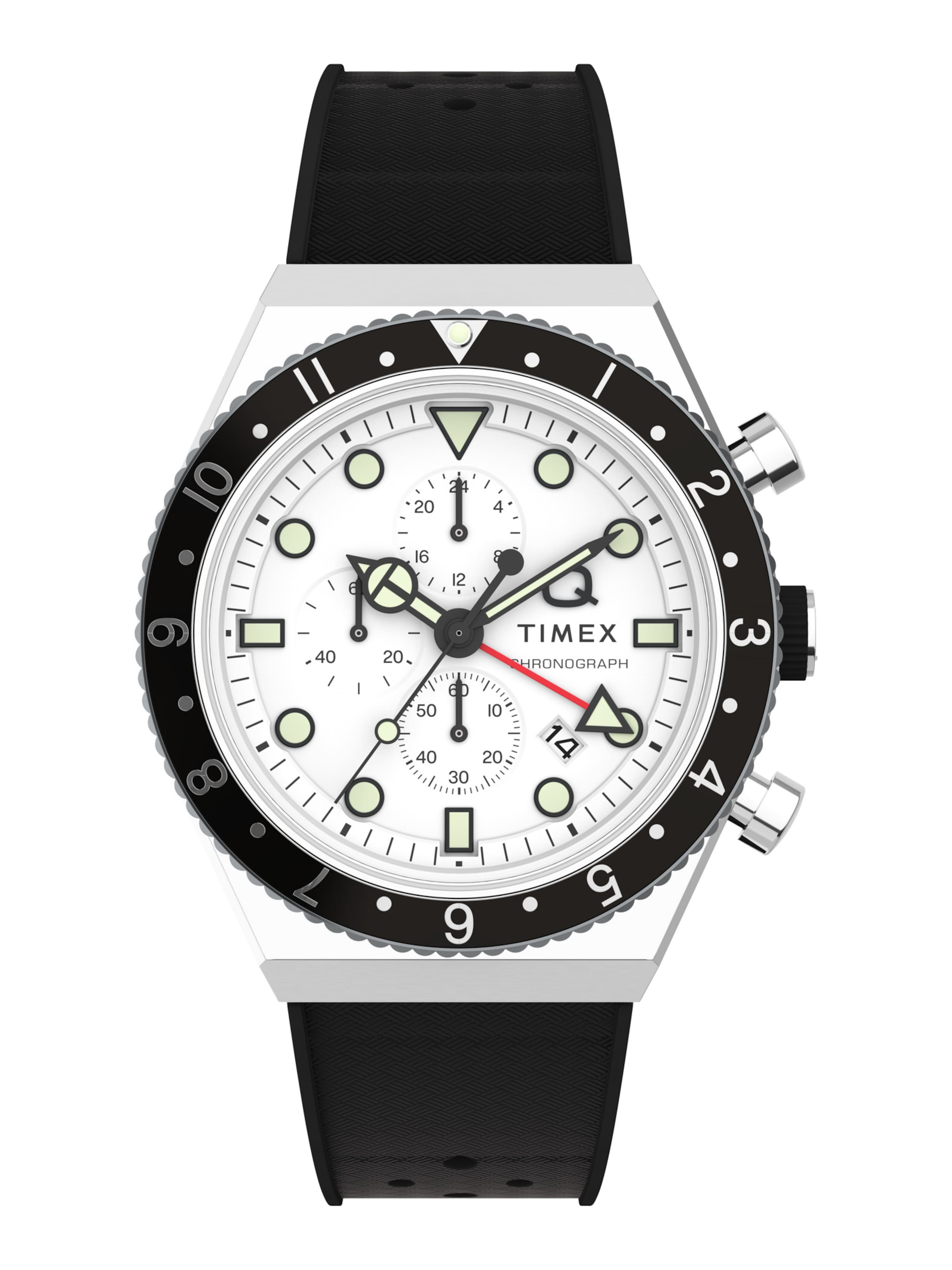 TIMEX Analog watch in White: front