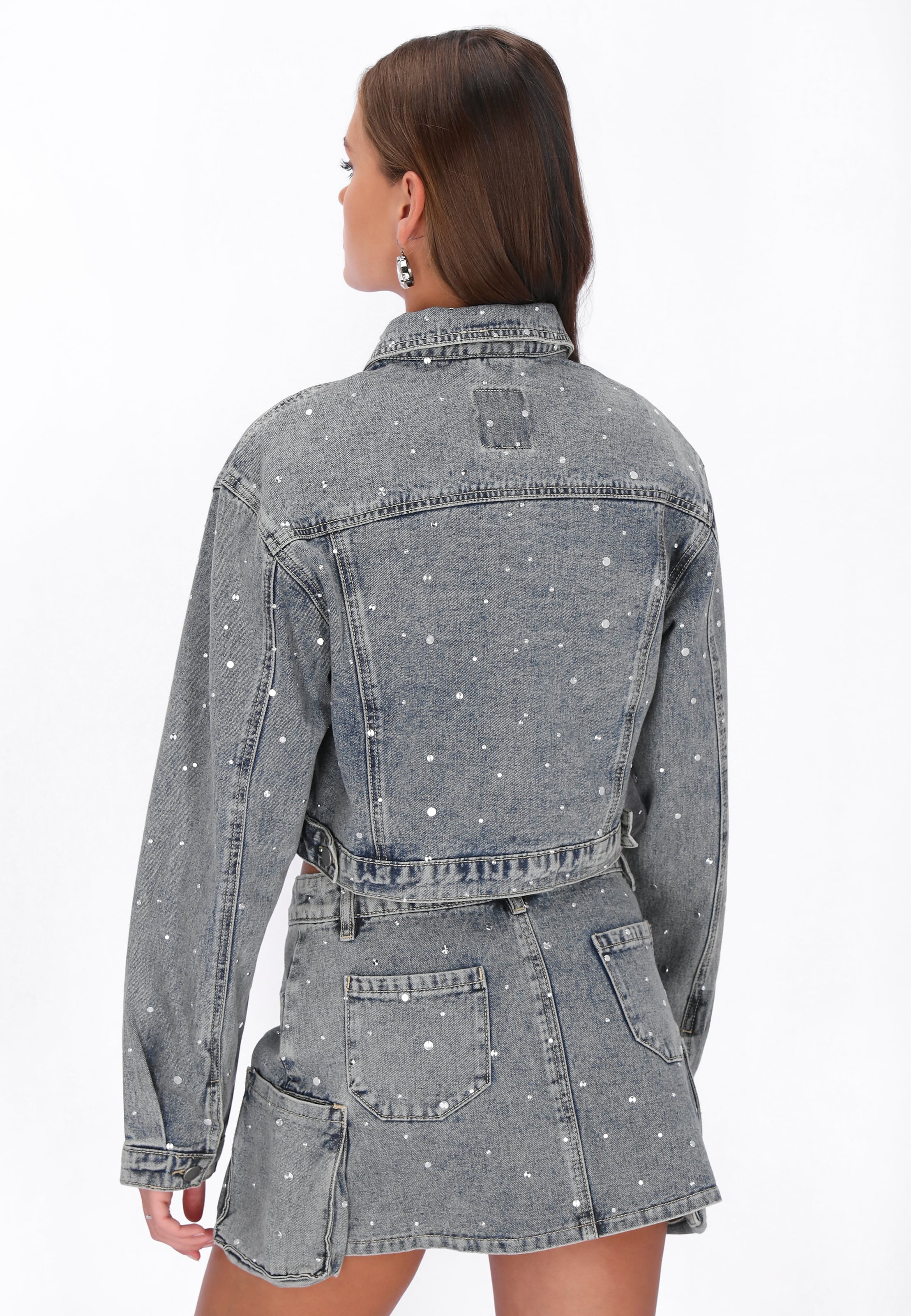 myMo at night - Casaco meia-estação em cinzento