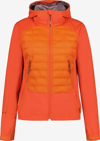 ICEPEAK Zunanja jakna 'Deerton' | oranžna barva: sprednja stran