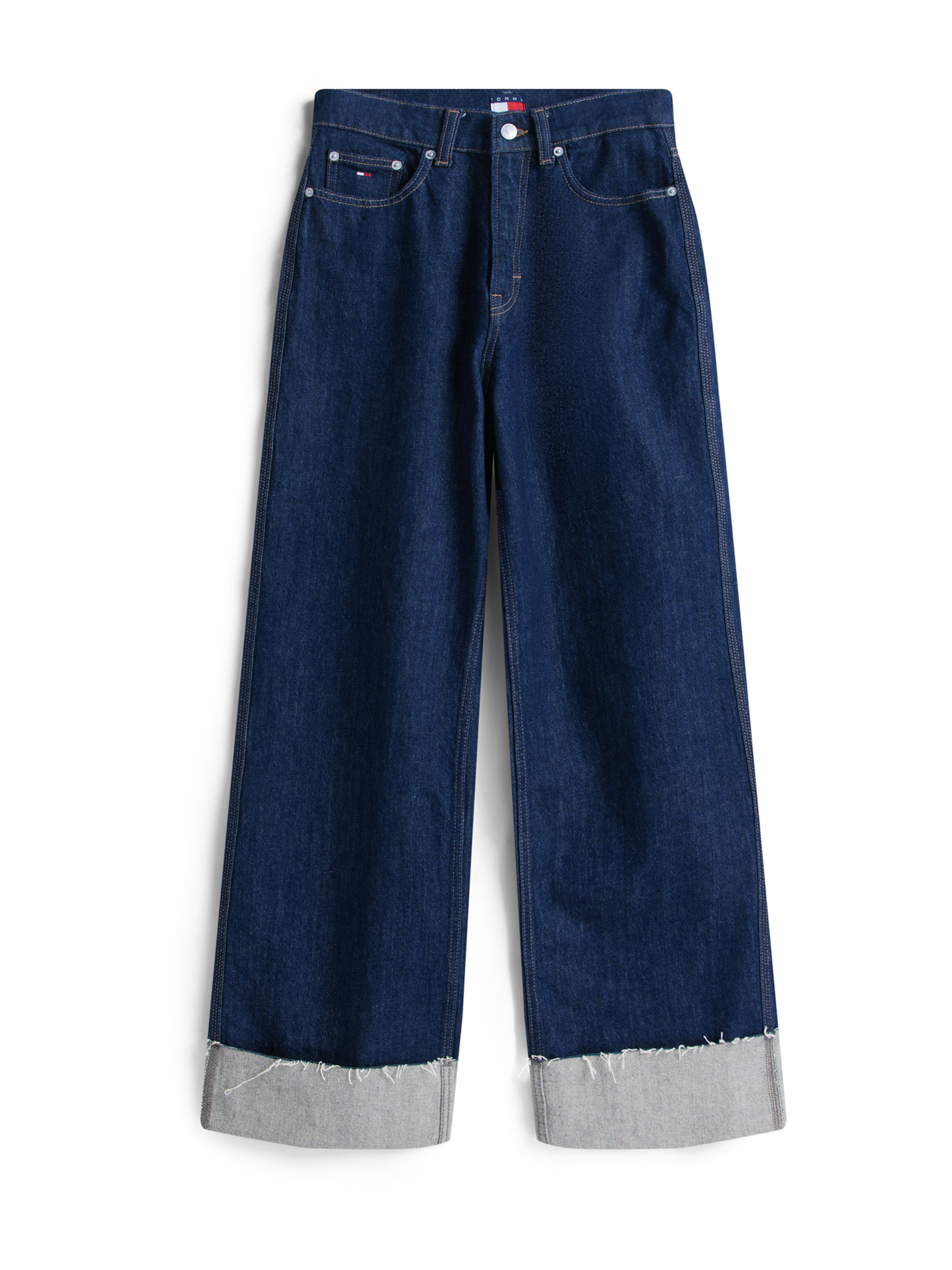 Tommy Jeans Zvonové kalhoty Džíny 'CLAIRE' – modrá: přední strana