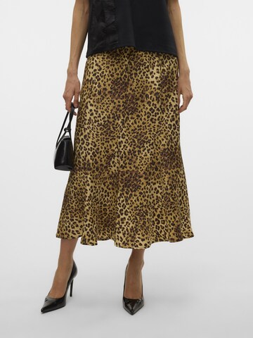 Jupe 'WAKI ' VERO MODA en beige : devant