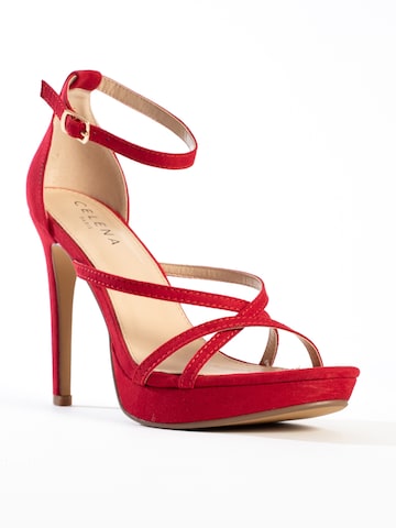 Celena Sandals 'Courtney' in Red