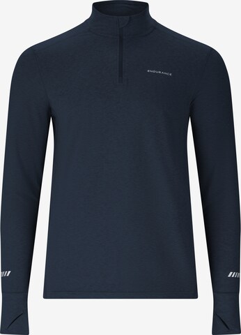 ENDURANCE Midlayer 'Tune' in Blau: Vorderseite