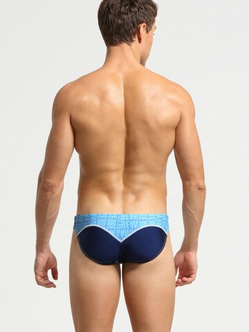 SEOBEAN Swim Trunks in Blue