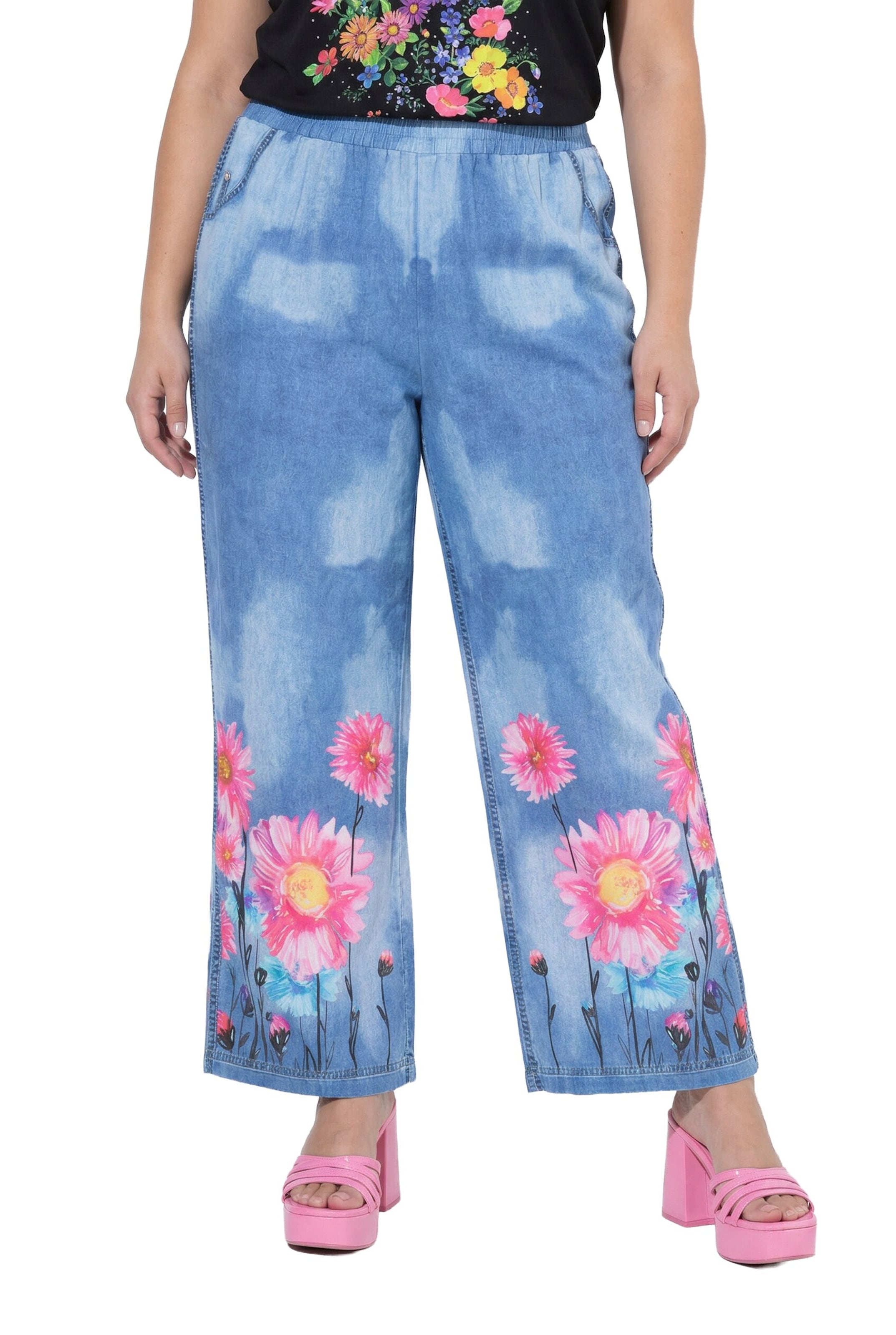 MIAMODA Loosefit Hose in Blau