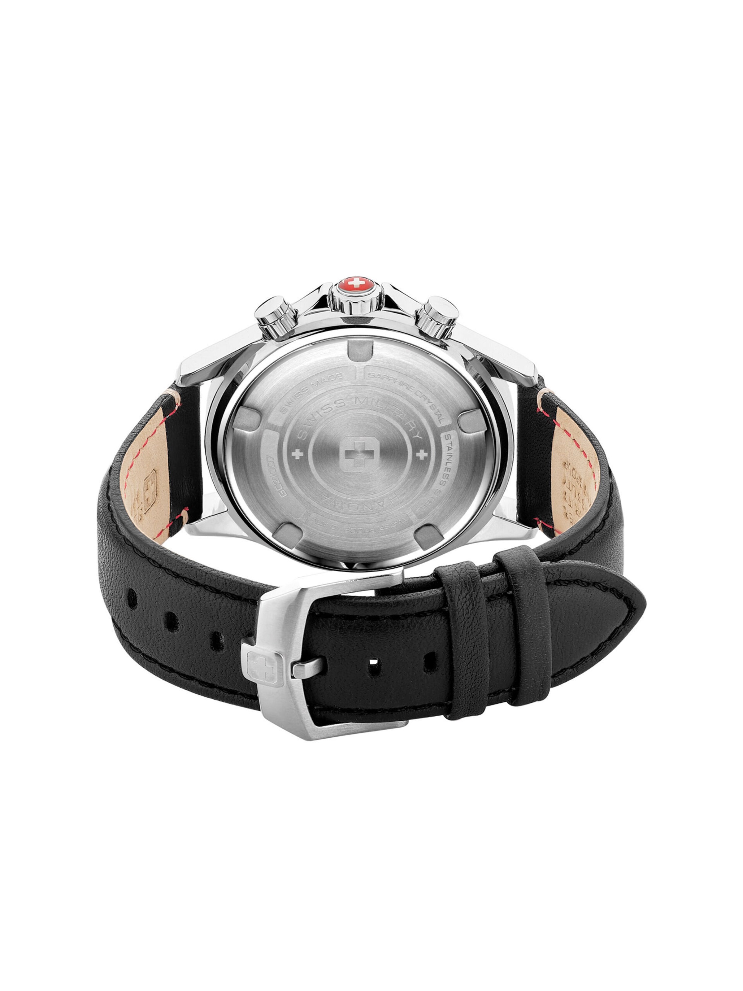 SWISS MILITARY HANOWA Analog watch 'Flagship X Chrono' in Black