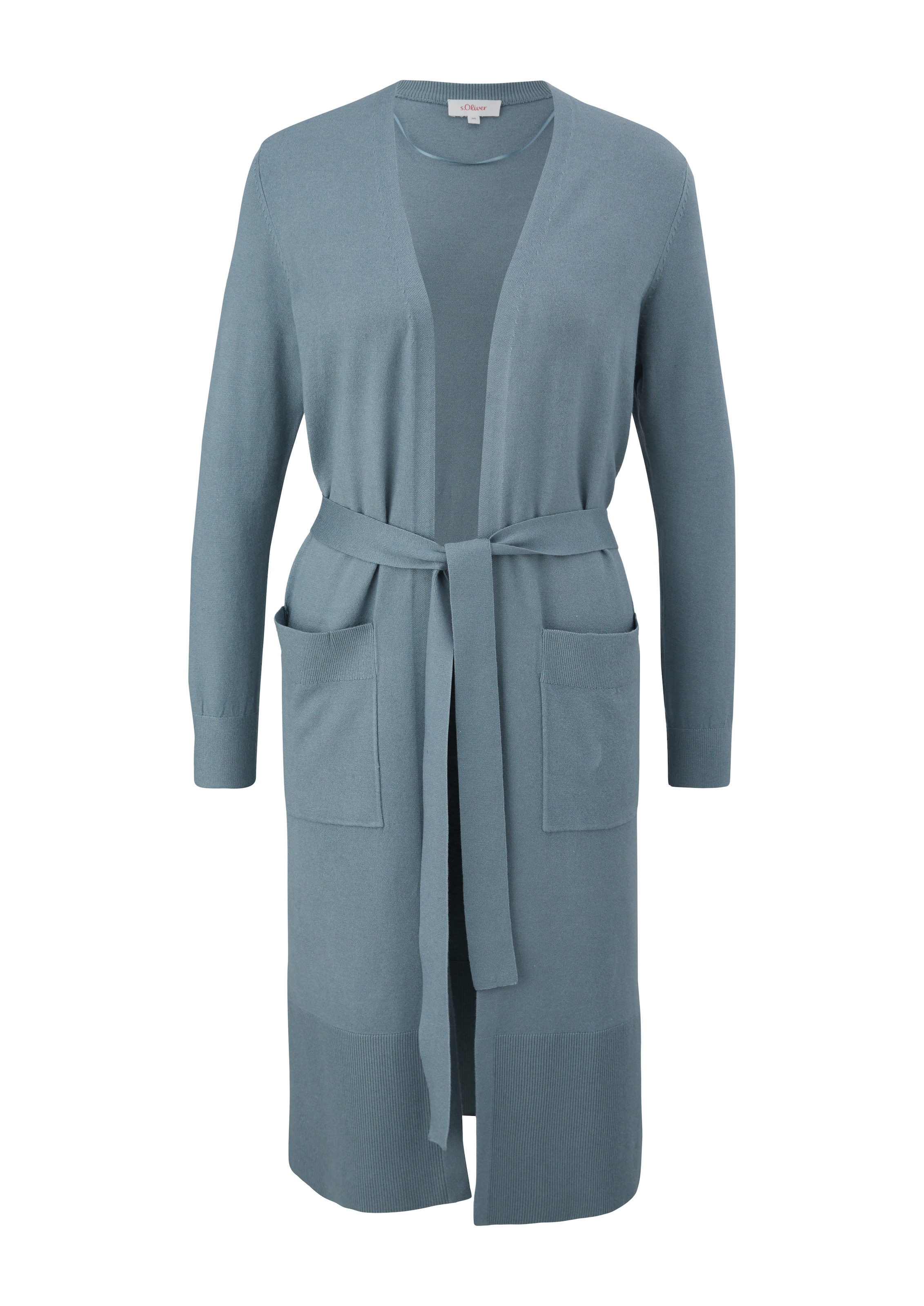 s.Oliver Knit Cardigan in Blue: front