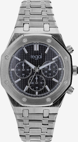 Montre à affichage analogique 'Klassisch' Lucardi en argent : devant