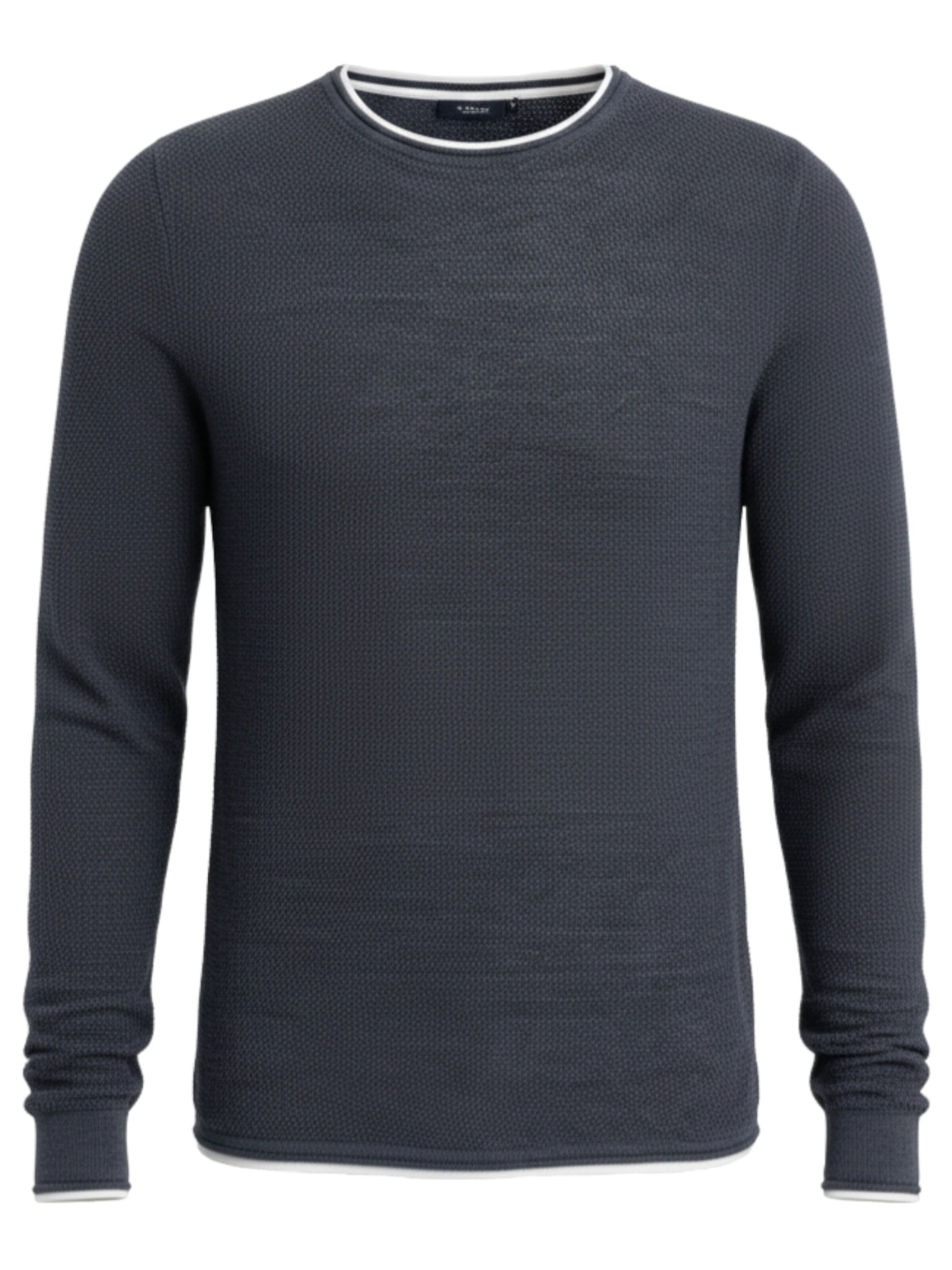 Ombre Pullover 'OM-SWSW-0103' in Blau: Vorderseite