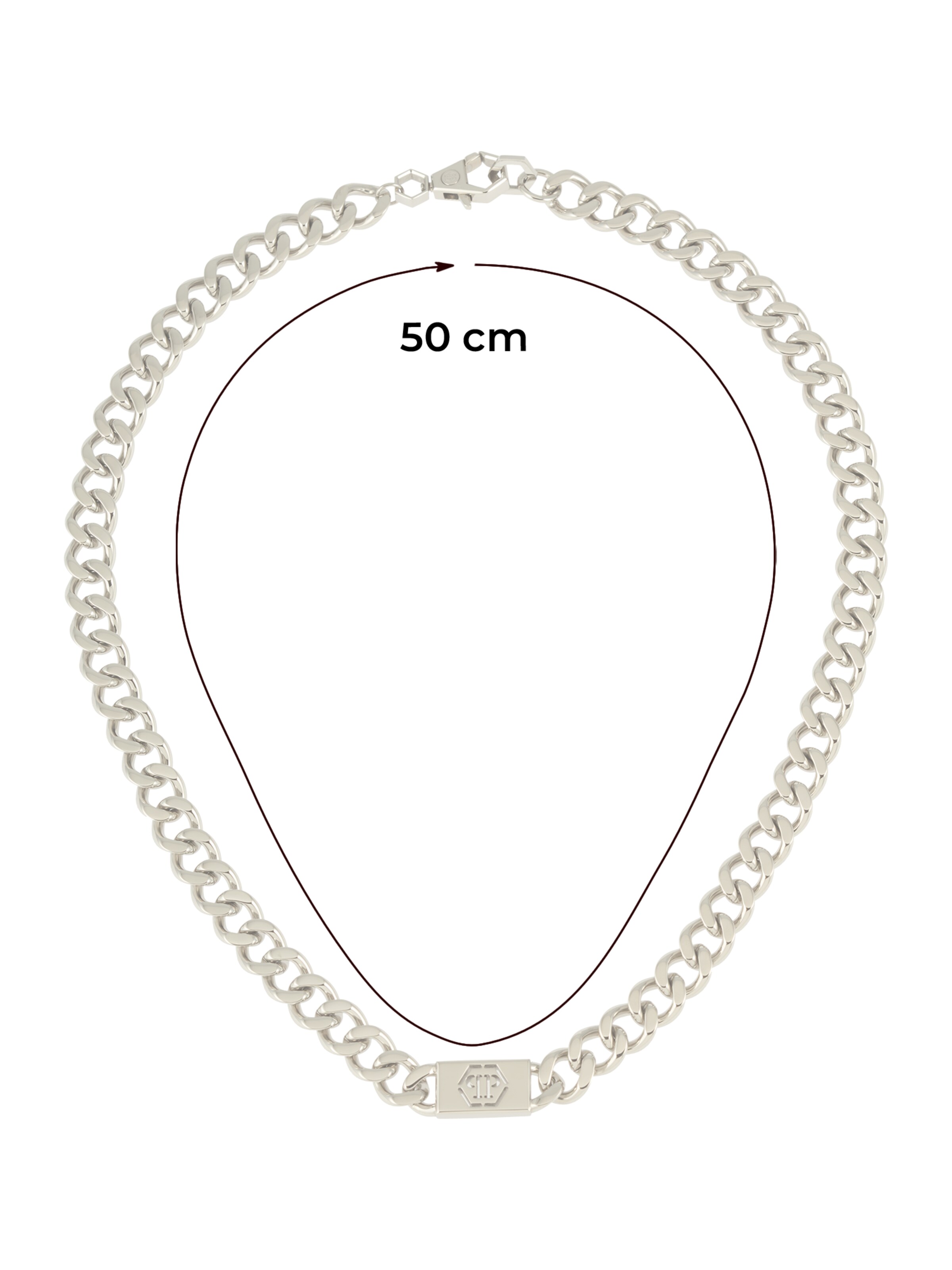 Philipp Plein Цепочка в Серебристый