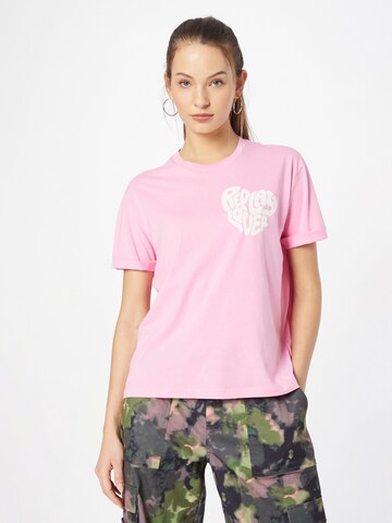 REPLAY Shirt in Pink: predná strana