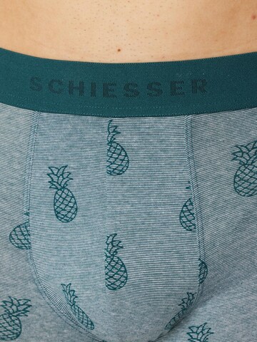 SCHIESSER Boxershorts '95/5 Organic Cotton' in Blauw