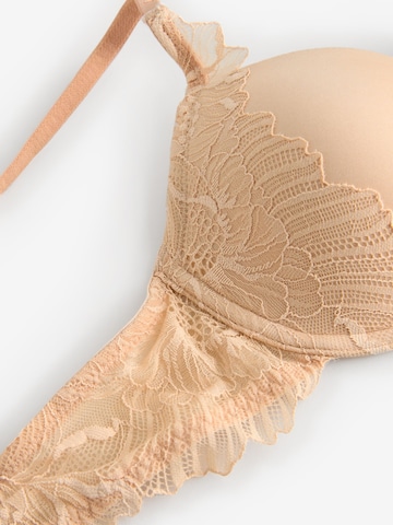 Lipsy Push-up Bra in Beige