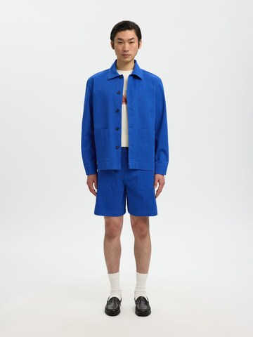 SELECTED - Loosefit Pantalón en azul