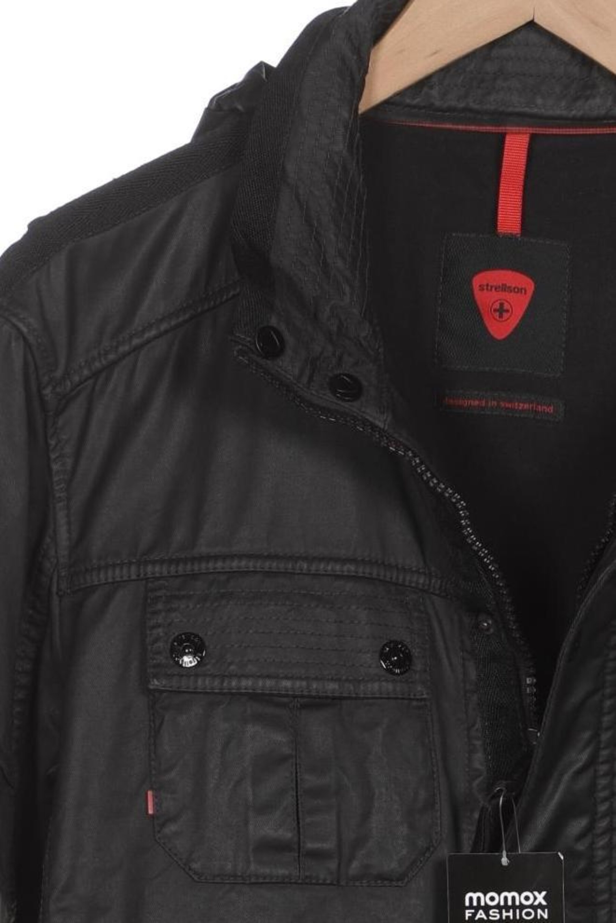 STRELLSON Jacket & Coat in M-L in Black