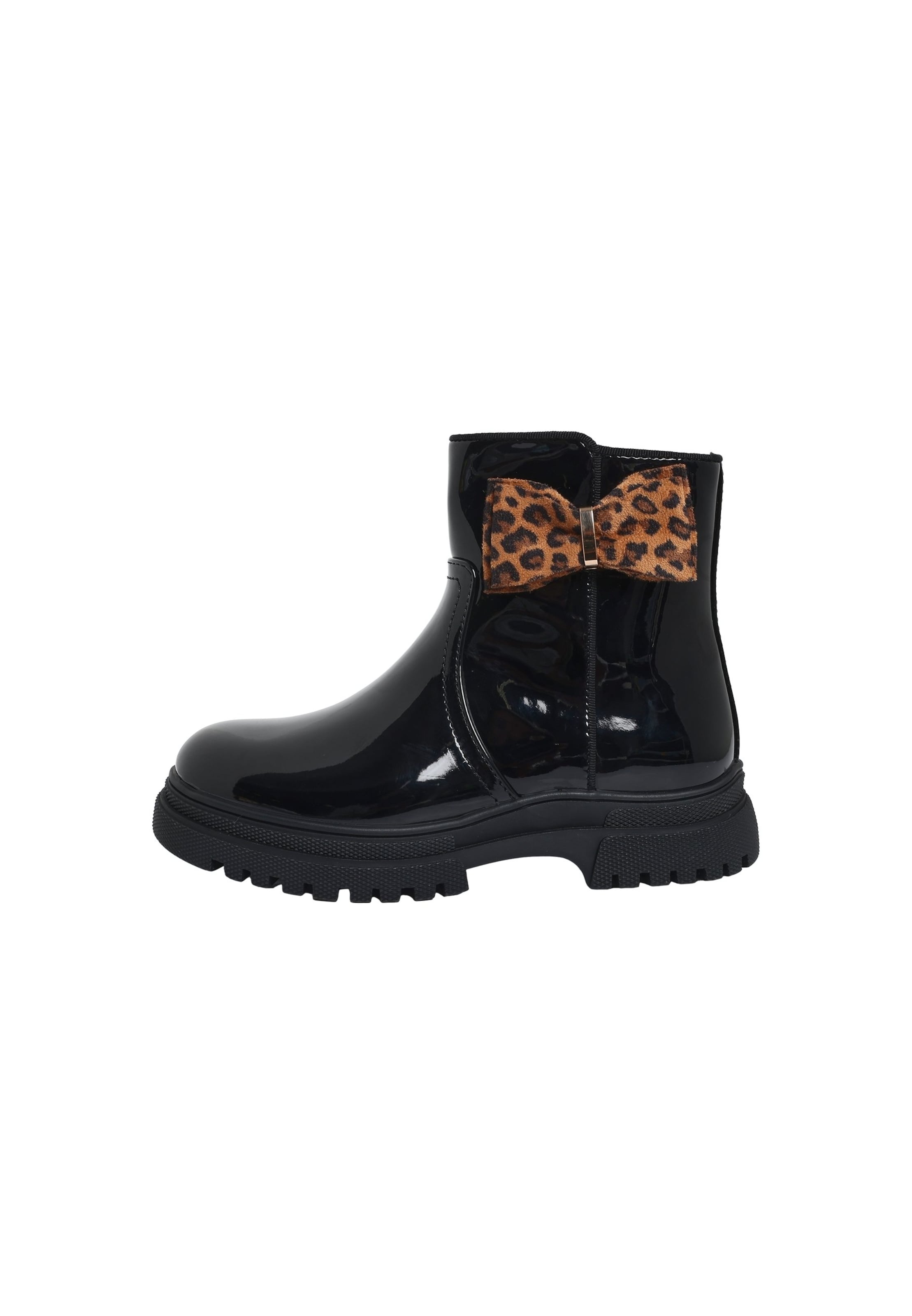 ABOUT YOU Boots 'Stina' in Black: front