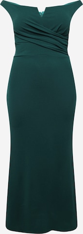 WAL G. فستان سهرة 'KAI' بلون أخضر: الأمام
