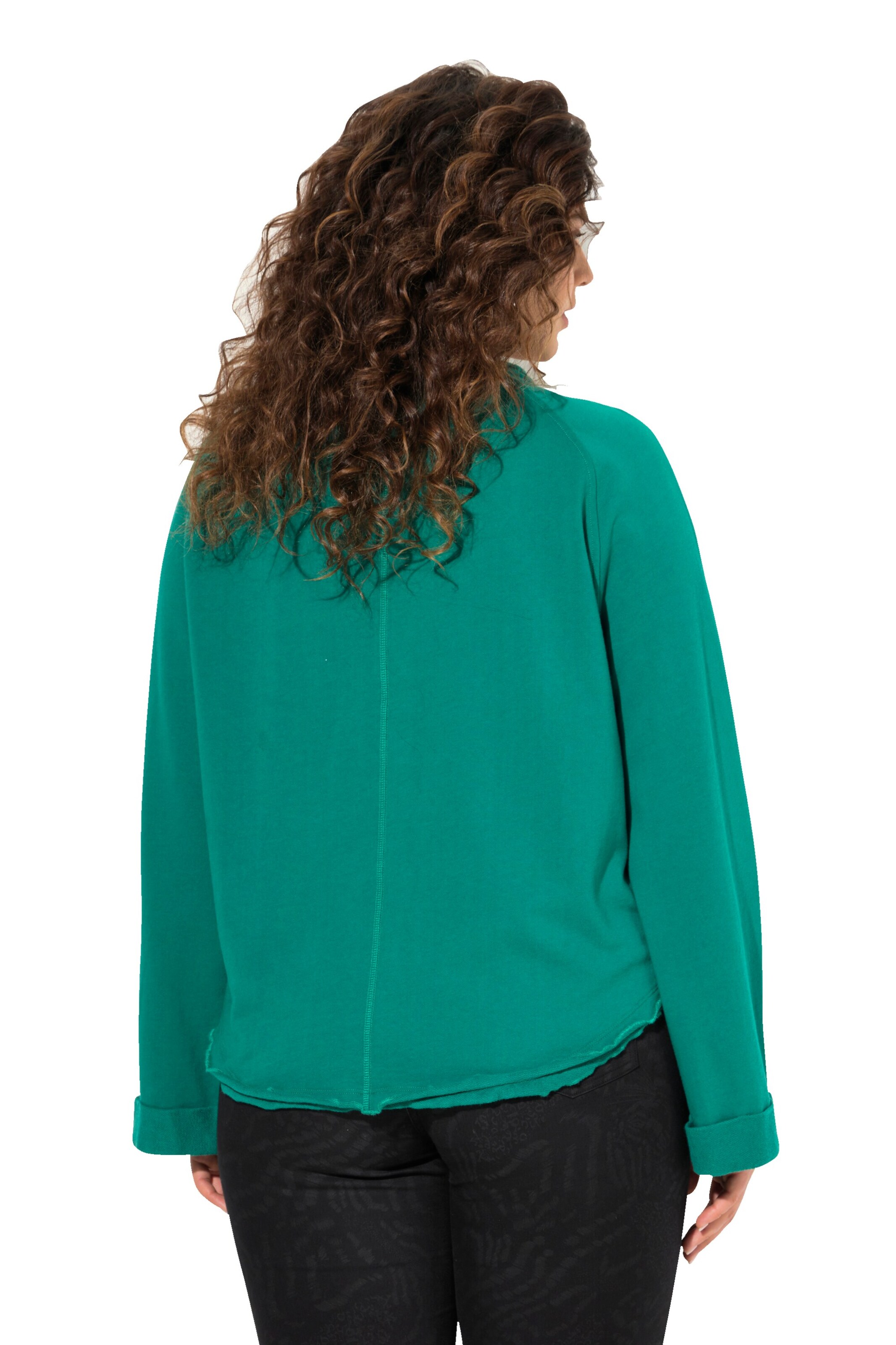 Ulla Popken Sweatshirt in Grün