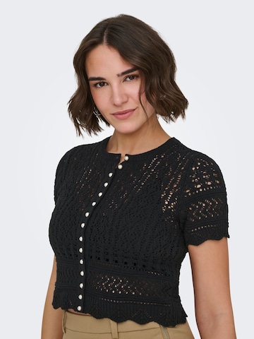 ONLY Knit cardigan 'ONLELKE' in Black