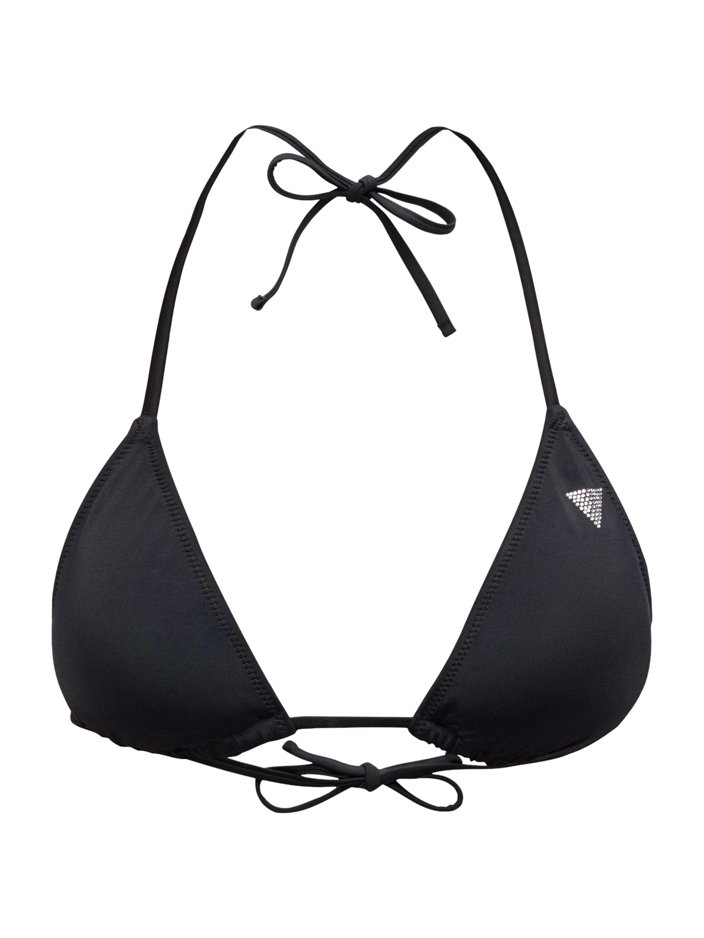 Triangolo Top per bikini 'VIOLET' di GUESS in nero: frontale