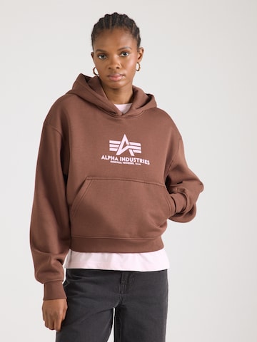 ruda ALPHA INDUSTRIES Megztinis be užsegimo: priekis