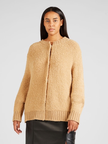 Persona by Marina Rinaldi Knit cardigan 'MALDIVE' in Beige: front