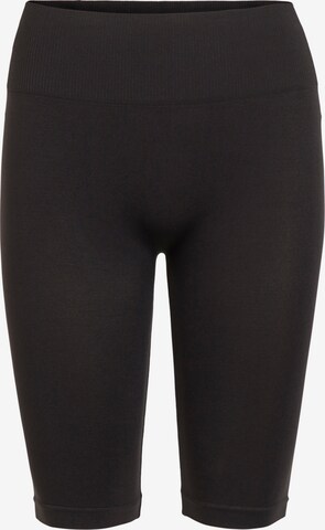 VILA - Skinny Leggings 'Seam' en negro: frente