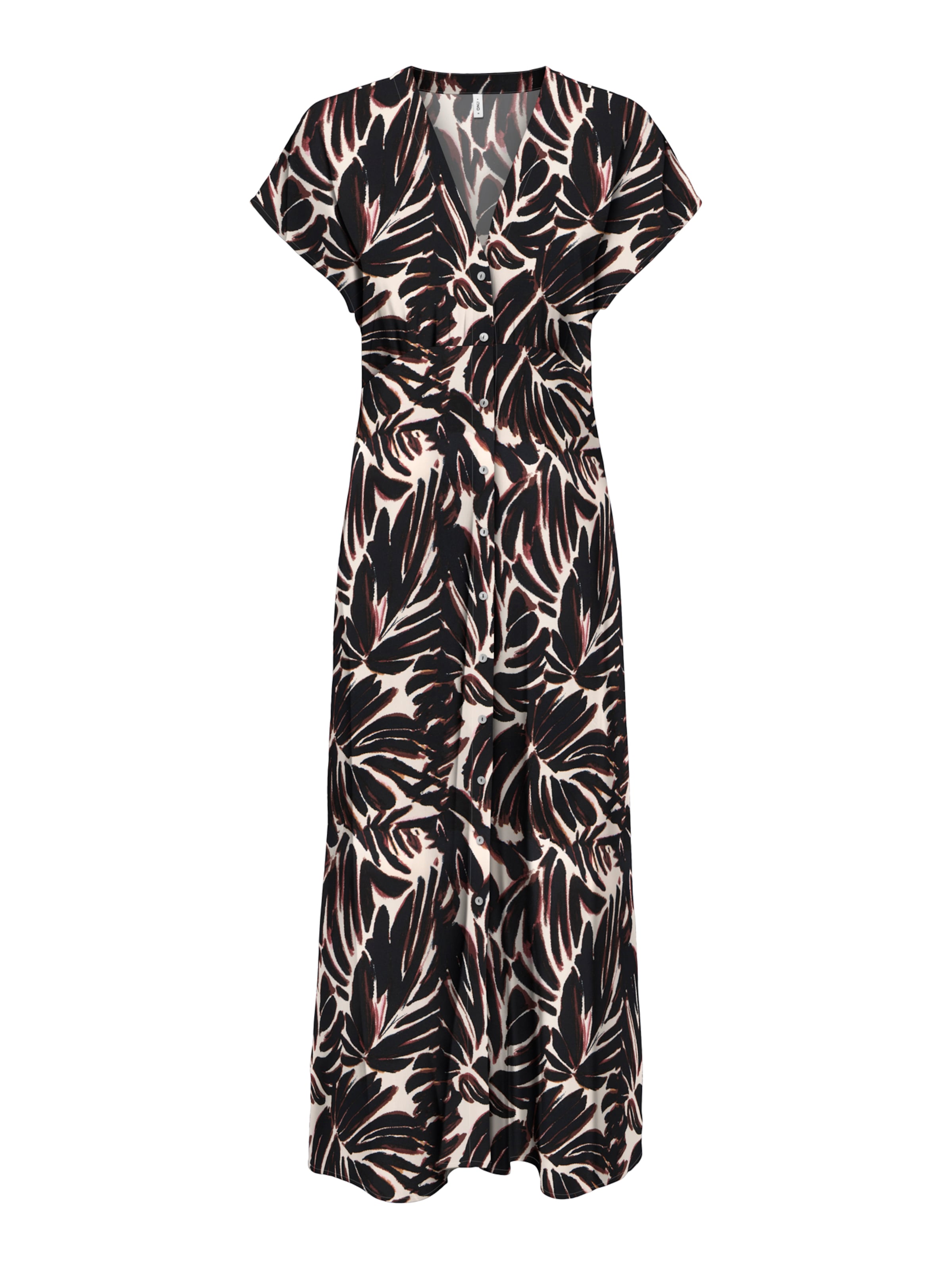 ONLY Shirt Dress 'ONLNOVA MOLLIE' in Brown / Black / White, Item view