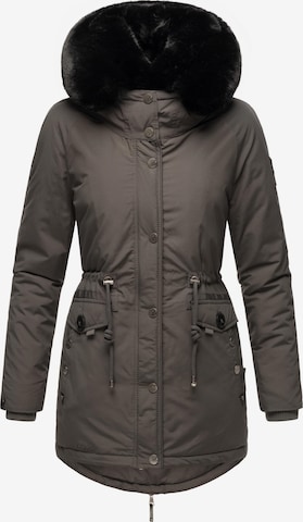 NAVAHOO Winter parka 'Sweety Deluxe' in Grey: front