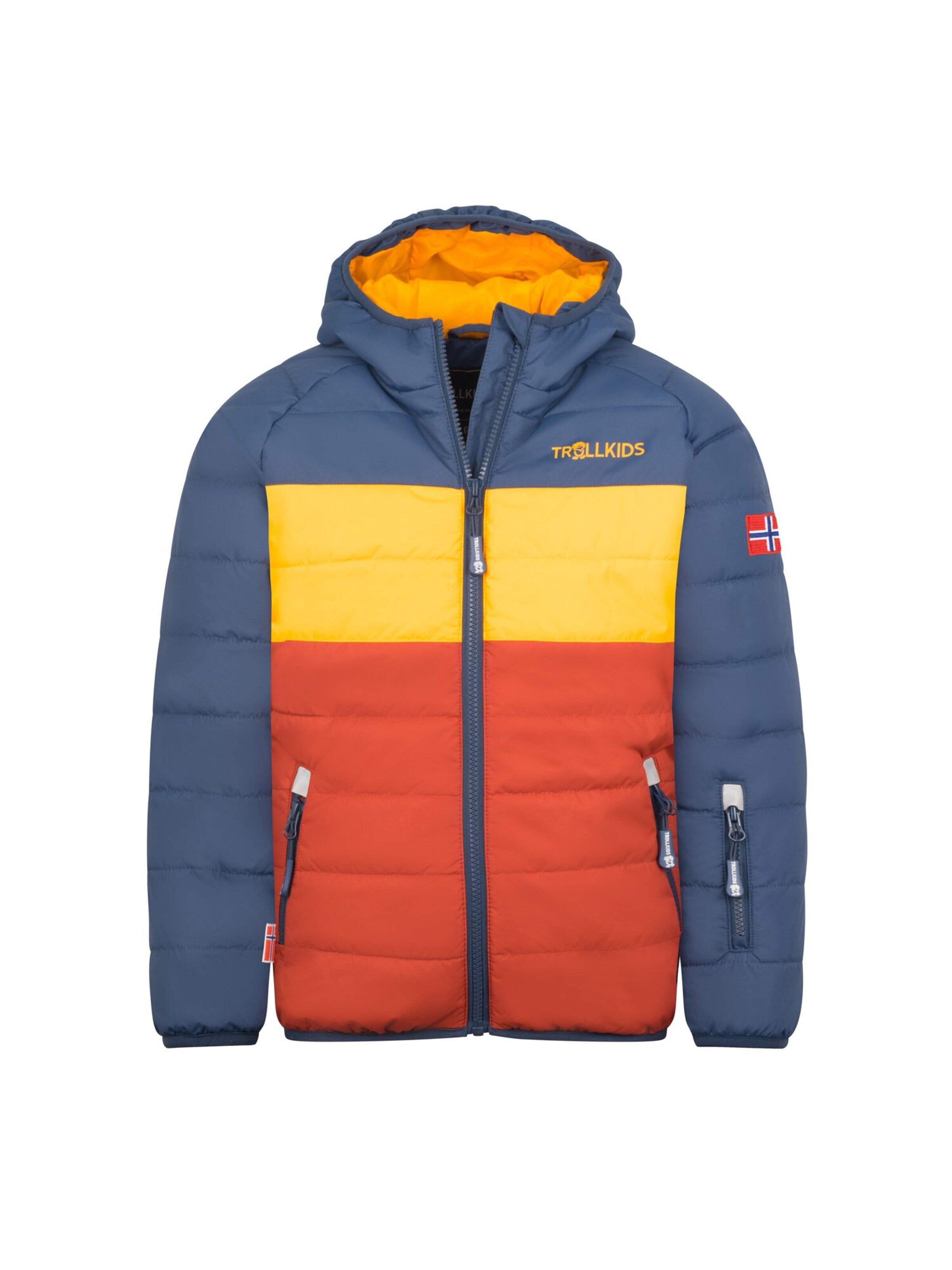 TROLLKIDS Winter Jacket in Red: front