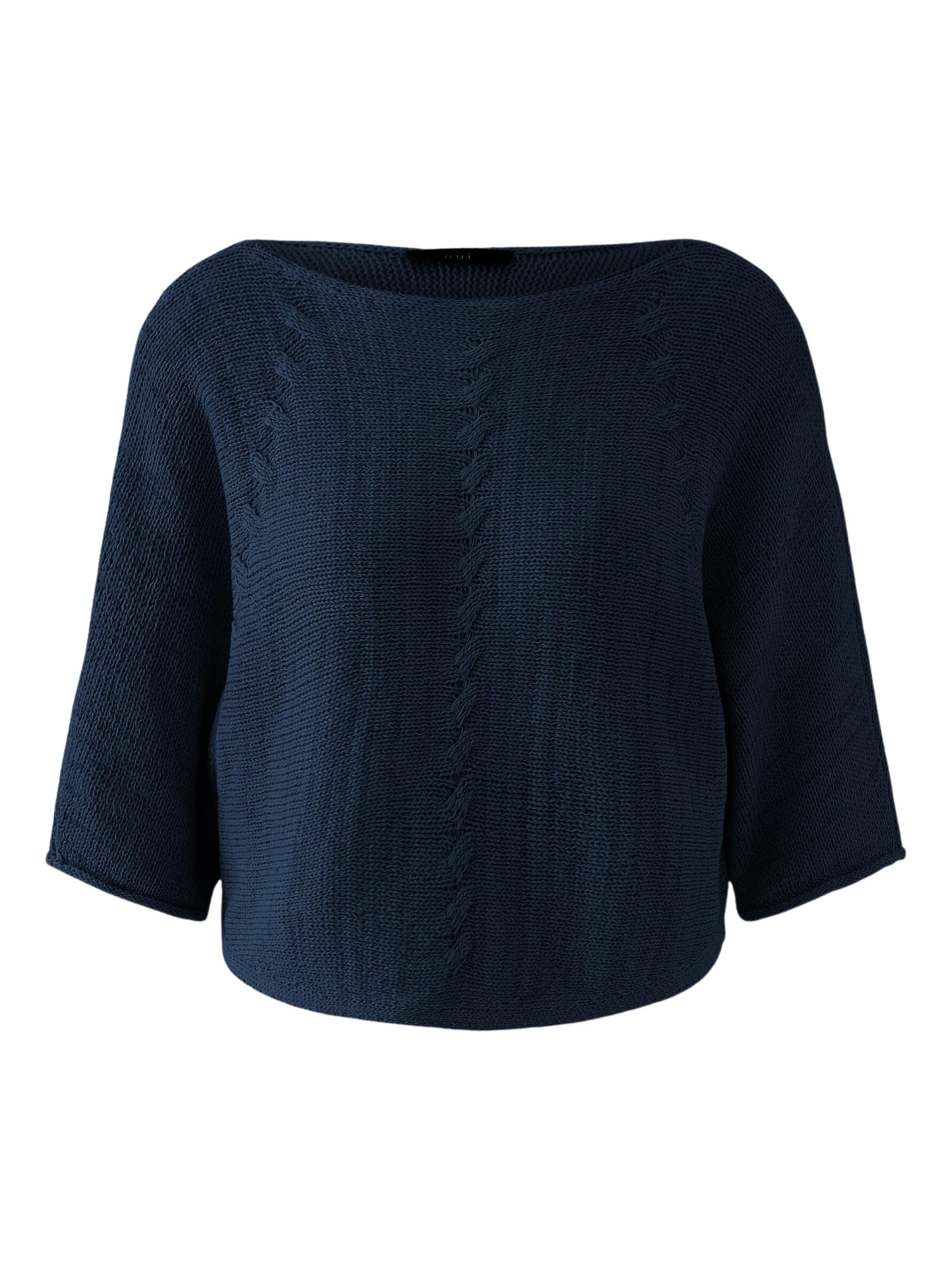 OUI Pullover in Blau: Vorderseite