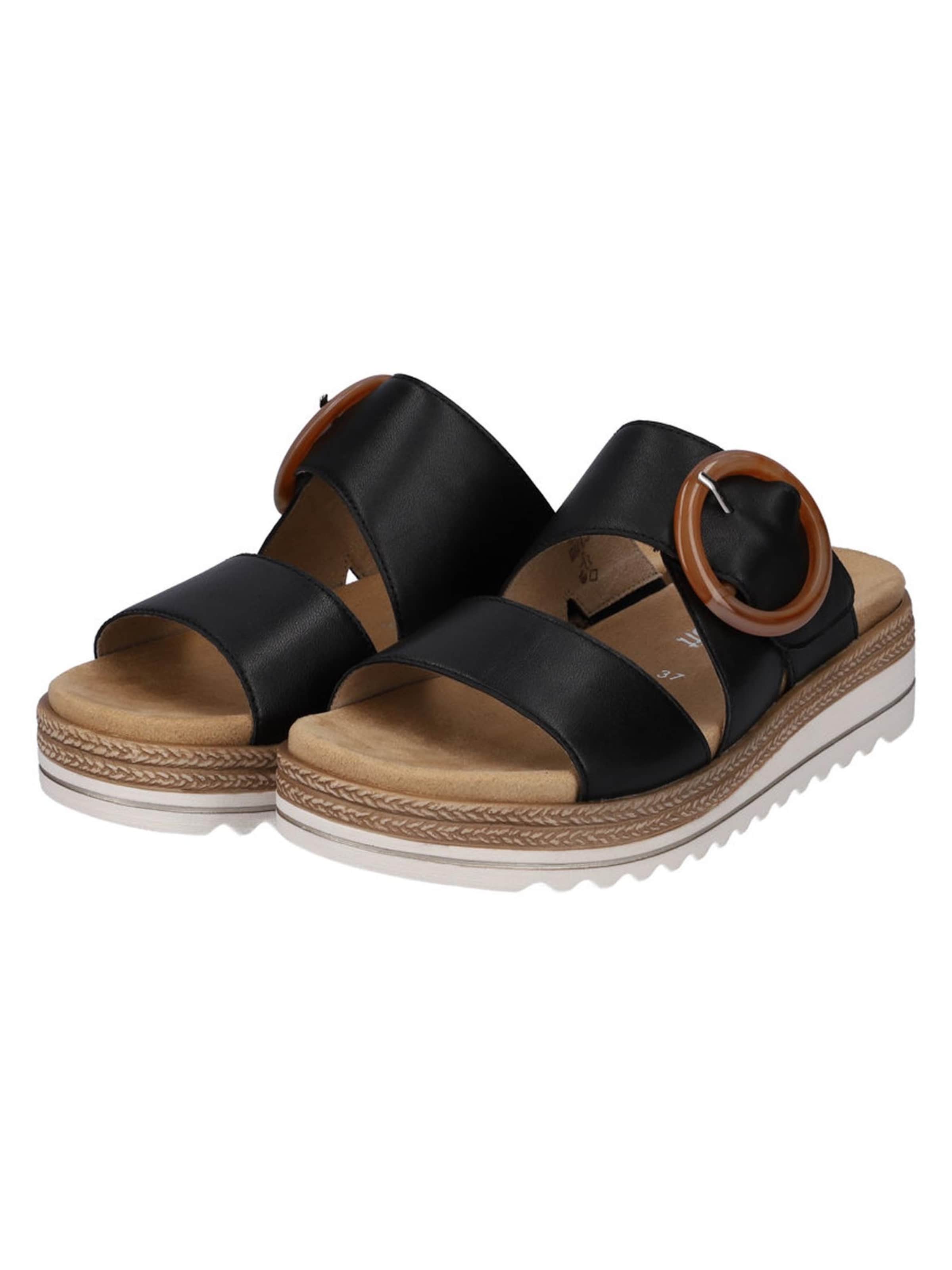 REMONTE Pantolette 'Basic'‌ in Schwarz