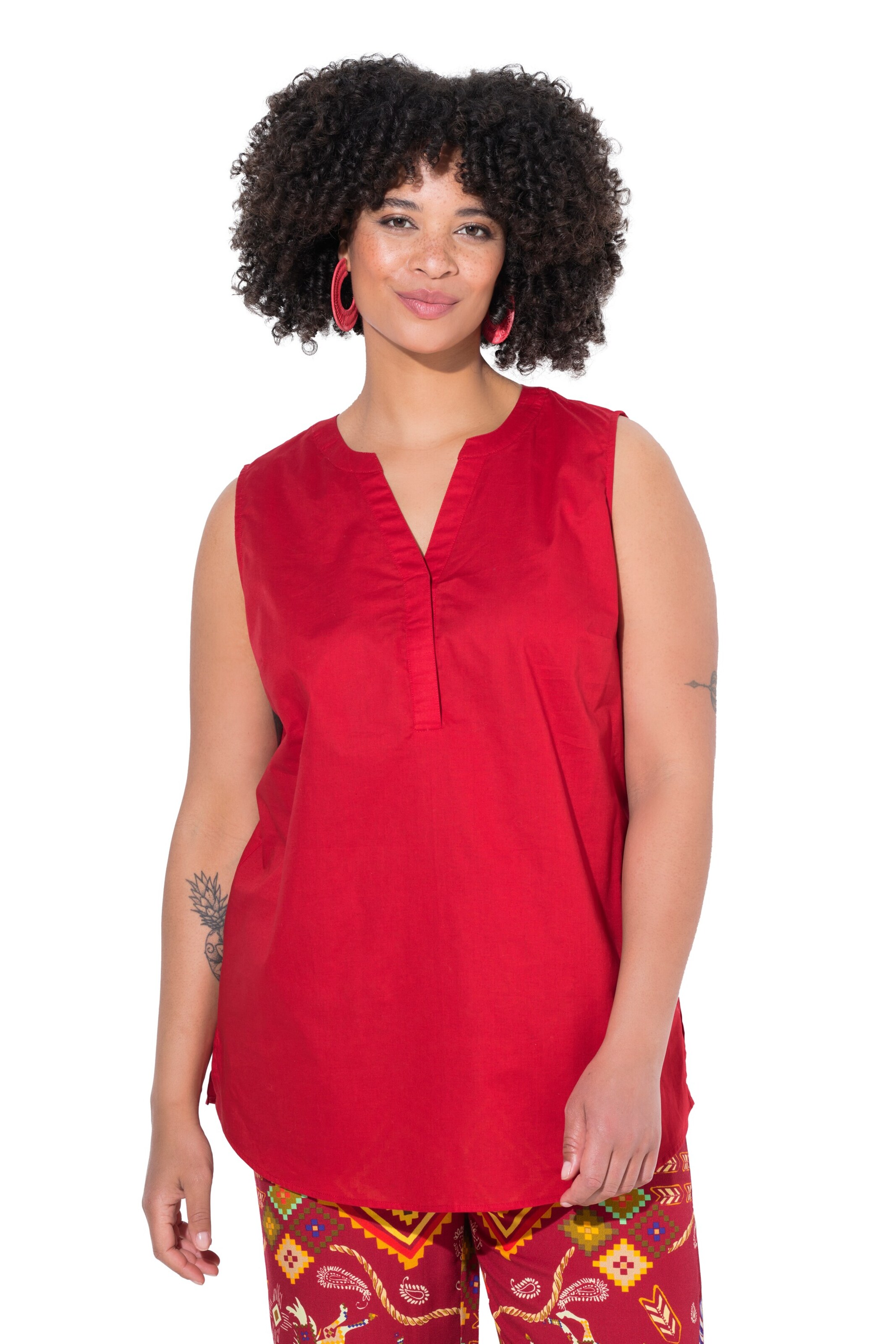 Angel of Style Bluse in Rot: Vorderseite