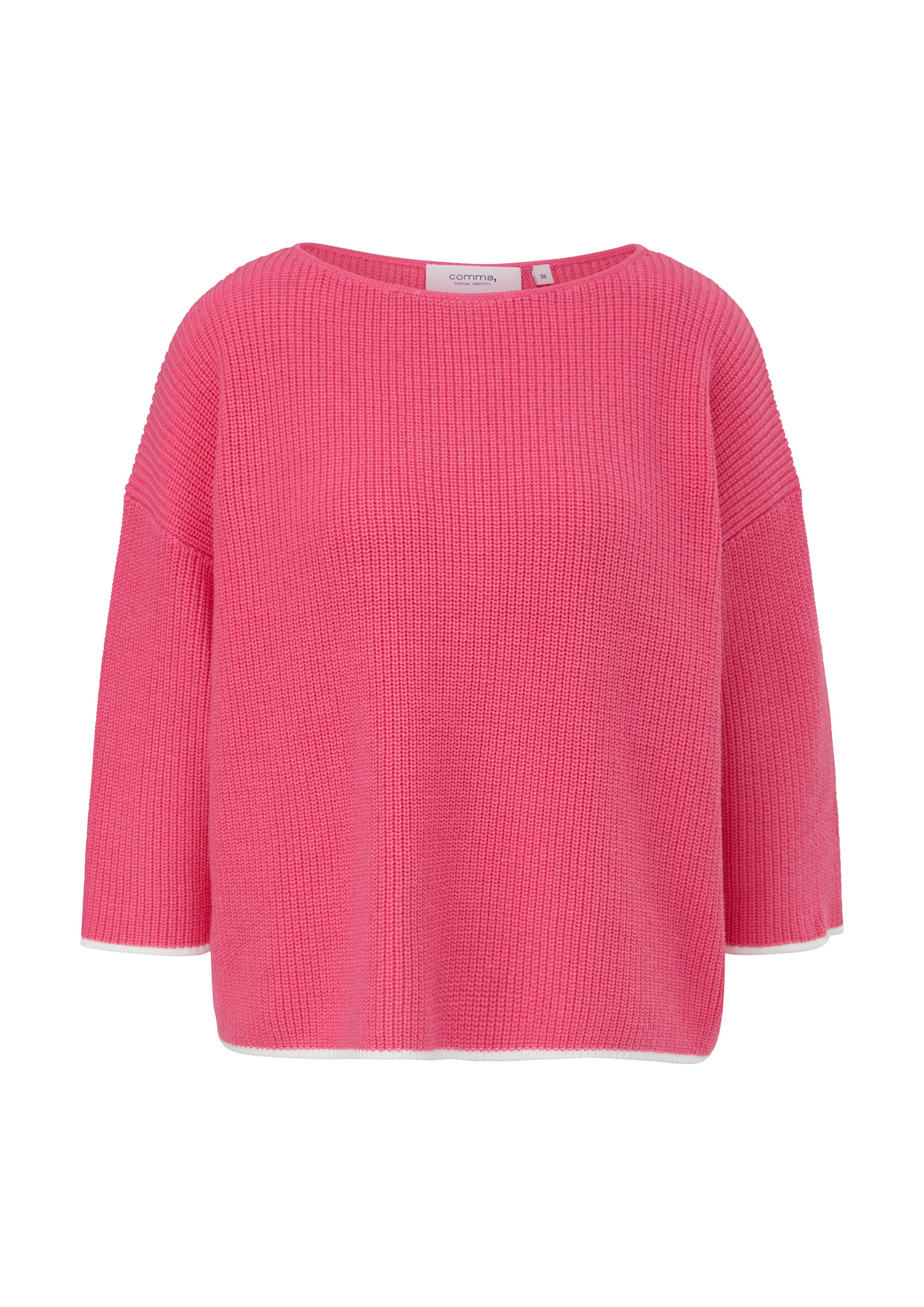 comma casual identity Pullover in Pink: Vorderseite