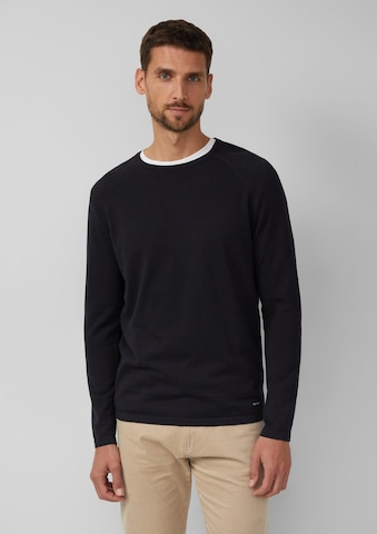s.Oliver Pullover in Schwarz: Vorderseite