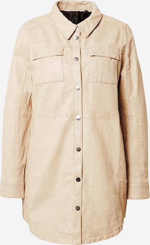 Gipsy Between-Season Jacket 'Miha' in Beige: front