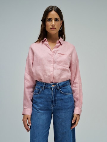 Salsa Jeans Blouse in Roze: voorkant