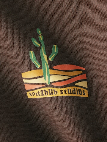 SPITZBUB Shirt 'Brown Journey' in Bruin
