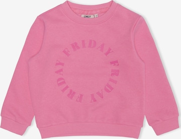 KIDS MINI GIRL Pullover 'WEEKDAY' in Pink: predná strana