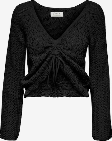 Pull-over ONLY en noir : devant