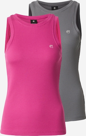 G-STAR Top in Grau: Vorderseite